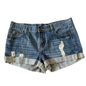 Forever 21 Premium Denim Distressed Jean Shorts – Size 29